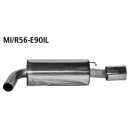 Bastuck Endschalldämpfer LH mit Einfach-Endrohr 1x...