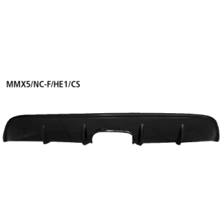 Bastuck Heckschürzen-Ansatz mit Auschnitt für Doppel-Endrohr Mitte für MAZDA MX-5 III (NC) 2.0 - 118 KW / MMX5/NC-F/HE1/CS