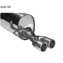 Bastuck Endschalldämpfer mit Doppel Endrohr und...