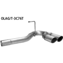 Bastuck Endrohrsatz RH mit Doppel-Endrohr 2x Ø 76...