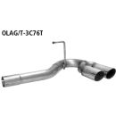 Bastuck Endrohrsatz RH mit Doppel-Endrohr 2x Ø 76...