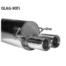 Bastuck Endschalldämpfer mit Doppel-Endrohr 2x...