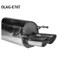 Bastuck Endschalldämpfer mit Doppel-Endrohr 2x...