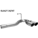 Bastuck Endrohrsatz RH mit Doppel-Endrohr 2x Ø 76...