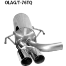 Bastuck Endschalldämpfer mit Doppel-Endrohr 2x...