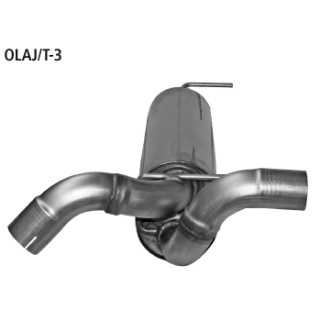 Bastuck Mittelschalldämpfer für OPEL ASTRA J Sports Tourer 1.4 Turbo - 103 KW / OLAJ/T-3