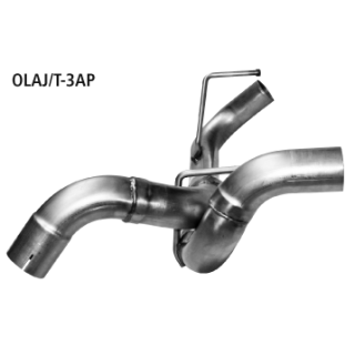 Bastuck Ersatzrohr für Mittelschalldämpfer ohne Zulassung Ausgang LH+RH für OPEL ASTRA J Sports Tourer 1.6 Turbo - 132 KW / OLAJ/T-3AP