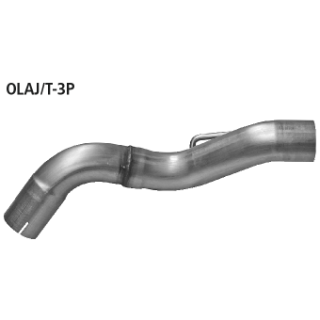 Bastuck Ersatzrohr für Mittelschalldämpfer ohne Zulassung für OPEL ASTRA J 1.3 CDTI - 70 KW / OLAJ/T-3P