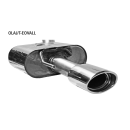 Bastuck Endschalldämpfer mit Einfach-Endrohr oval...