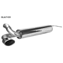 Bastuck Endschalldämpfer mit Einfach-Endrohr oval...