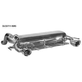 Bastuck Endschalldämpfer mit Einfach-Endrohr 1x Ø 90 mm LH+RH 30° schräg geschnitten für OPEL CORSA D 1.6 Turbo - 141 KW / OLCD/T11-90RS