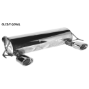 Bastuck Endschalldämpfer mit Einfach-Endrohr 1x Oval...