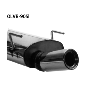 Bastuck Endschalldämpfer mit Einfach-Endrohr 1x Ø 90 mm für OPEL VECTRA B (36_) 2.0 DTI 16V - 74 KW / OLVB-90Si