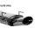 Bastuck Endschalldämpfer mit Einfach-Endrohr oval 153x 95 mm für OPEL VECTRA B (36_) 2.6 i V6 - 125 KW / OLVB-OVAL